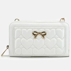 NWT Daphne Heart Wallet Crossbody Bag